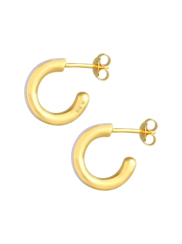 Elli Ohrringe 925 Sterling Silber in Violett