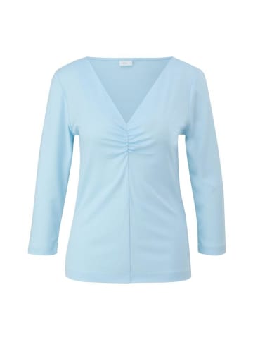 S.OLIVER RED LABEL Langarmshirt in Blau