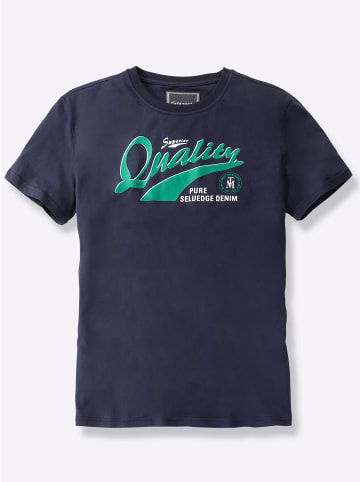 WITT WEIDEN T-Shirt in marine-bedruckt