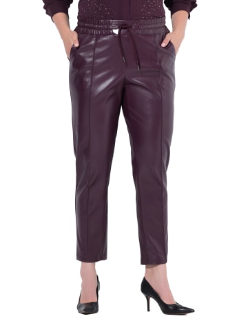 Ulla Popken Schlupfhose in dunkle pflaume