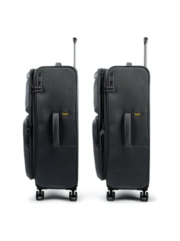 Mandarina Duck Zephyr 4 Rollen Trolley L 78 cm mit Dehnfalte in graphite
