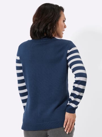 WITT WEIDEN Pullover in jeansblau-ecru