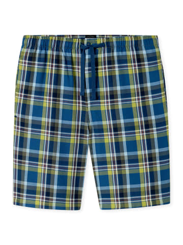 Schiesser Pyjamahose Mix Relax in oliv, blau