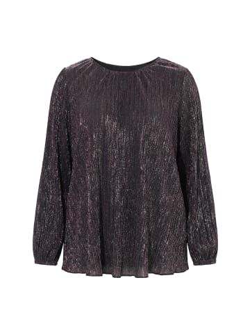 Ulla Popken Langarmshirt in dunkle traube