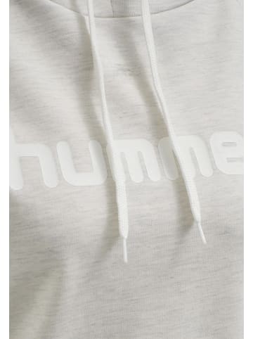 Hummel Hummel Cotton Kapuzenpullover Hmlgo Multisport Damen Atmungsaktiv in EGRET MELANGE