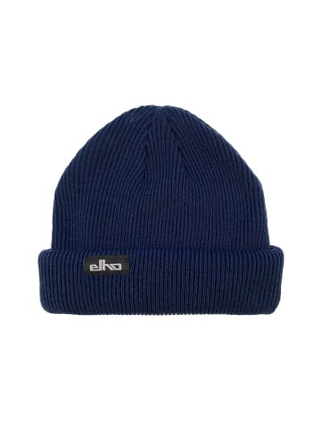 elho Beanie LINZ 89 in blau-schwarz