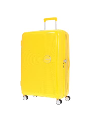American Tourister Soundbox - 4-Rollen-Trolley 77 cm erw. (gelb) in golden yellow