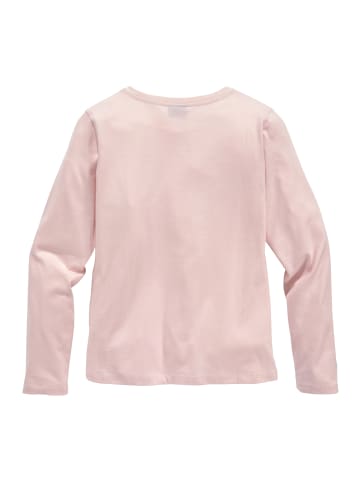 Kidsworld Langarmshirt in rosa-naturweiß