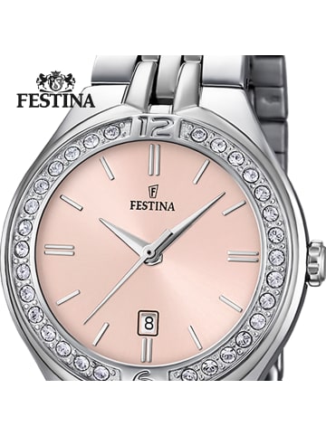 Festina Analog-Armbanduhr Festina Mademoiselle silber mittel (ca. 32,5mm)