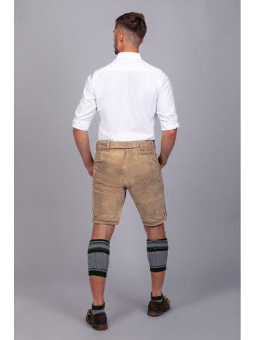 Edelnice Kurze Wildbock Lederhose Adam in natur