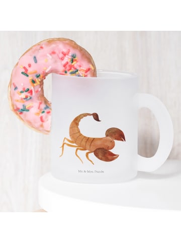 Mr. & Mrs. Panda Teetasse Sternzeichen Skorpion ohne Spruch in Transparent