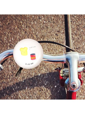 Mr. & Mrs. Panda Bike Bell Toast Marmelade ohne Spruch in Weiß