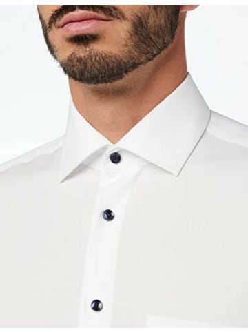 Seidensticker Kurzarm Business Hemd für Herren in weiß