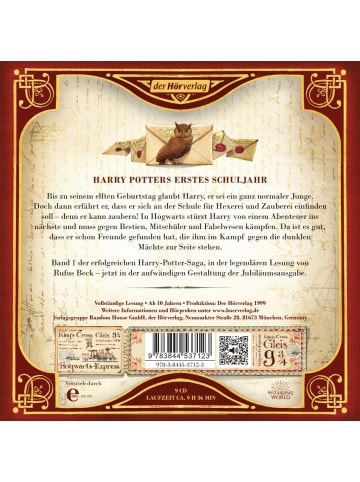 der Hörverlag CD - Harry Potter und der Stein der Weisen