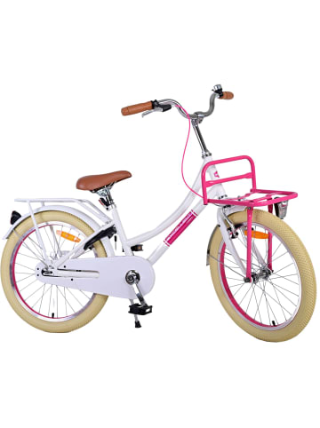 Volare Kinderfahrrad Excellent Fahrrad für Mädchen 20 Zoll Kinderrad in Weiß 6 Jahre