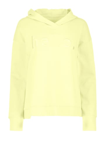 Gina Laura Hoodie-Shirt in zitrone