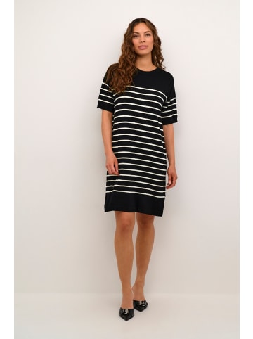 Kaffe Kleid KAlizza in Midnight/Turtledove Stripe