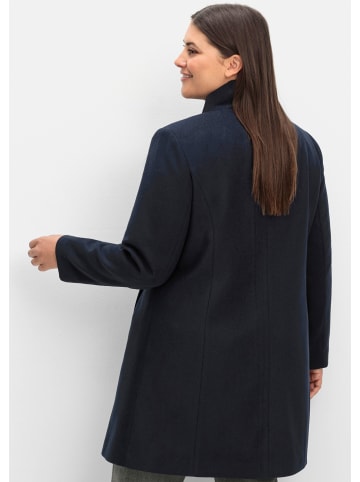 sheego Kurzmantel in tiefblau