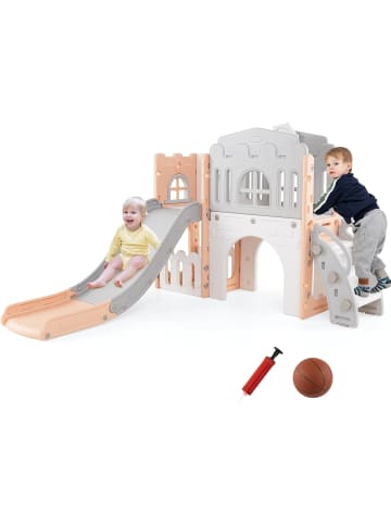 COSTWAY Kinder Rutsche in Rosa