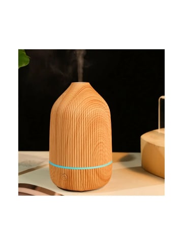 COFI 1453 Luftbefeuchter Diffusor Aromatherapie Feuchtigkeitsspender in Holz