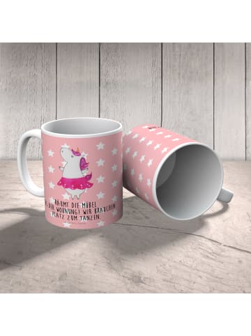 Mr. & Mrs. Panda Kindertasse Einhorn Ballerina mit Spruch in Rot Pastell