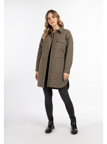 DreiMaster Damen Baumwolljacke Mit Leichter Wattierung in Oliv