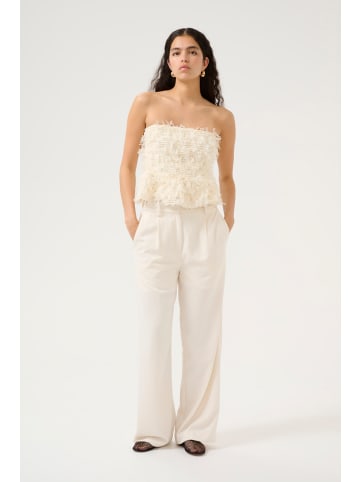 Karen By Simonsen Ärmellose Bluse KBUlissa Slim fit in Egret