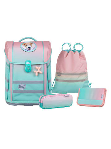 McNeill Perfecto Schulranzen-Set 5-teilig in Gradient Strawberry