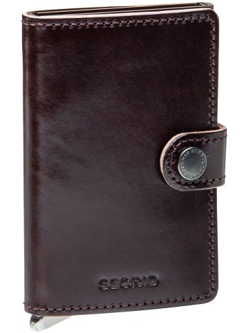 Secrid Geldbörse Premium Miniwallet Dusk in Dark Brown