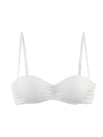 LASCANA Bügel-Bandeau-Bikini-Top in creme