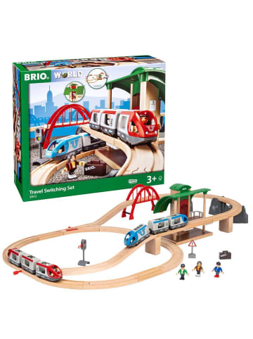 Brio Brio Aktionsspiel Großes Bahn Reisezug Set in bunt