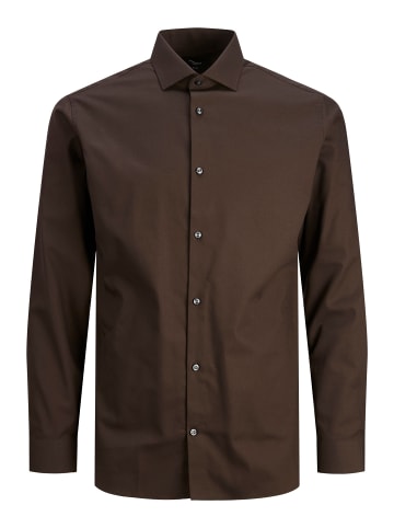 Jack & Jones Oberhemd in Chocolate Torte