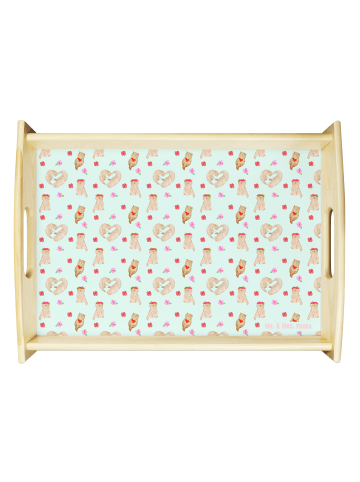 Mr. & Mrs. Panda Tablett Otter Herz ohne Spruch in Türkis