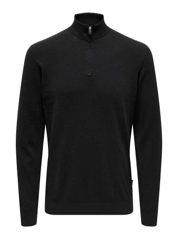 ONLY & SONS Strickpullover in Black