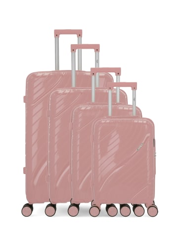 OBAGO 4 tlg. Kofferset LYRA M in Rosa (101L/67L/43L/31L)