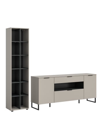 ebuy24 Regalsystem Noida (2-teilig) Kaschmir 245 x 41 cm