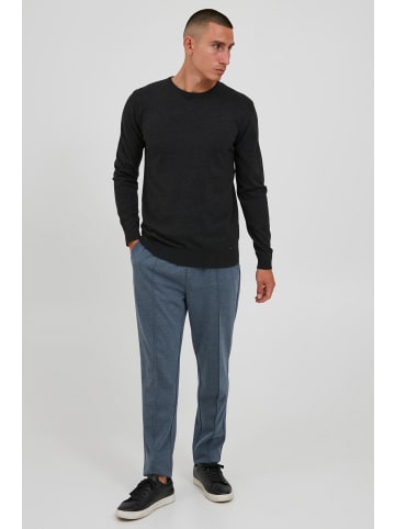 INDICODE Rundhalspullover IDBadan 35542MM Herren Feinstrickpullover in grau melange