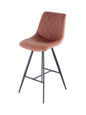 Kayoom Retro Stuhl Barstuhl Frances 2erSet in dunkelbraun - schwarz