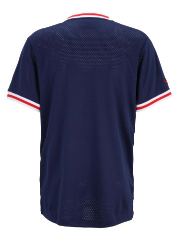 FUBU FUBU Mesh-T-Shirts in navy/red/white