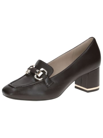 Caprice Slipper in DK BROWN NAPPA