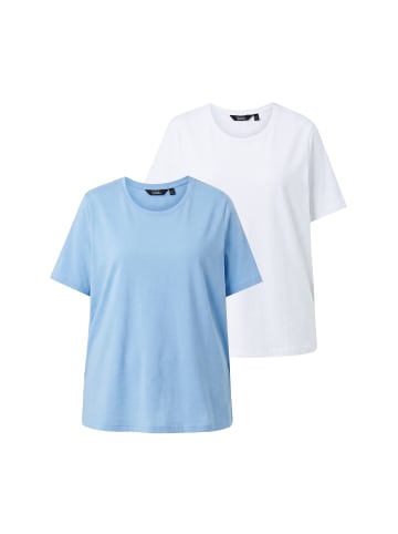 Ulla Popken Shirt in himmelblau