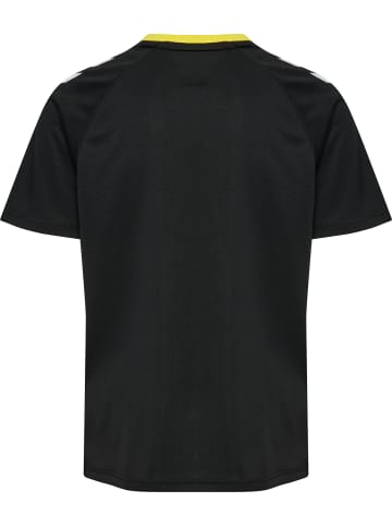 Hummel T-Shirt Raglanärmel Hmlmatch Kinder in BLACK/BLAZING YELLOW