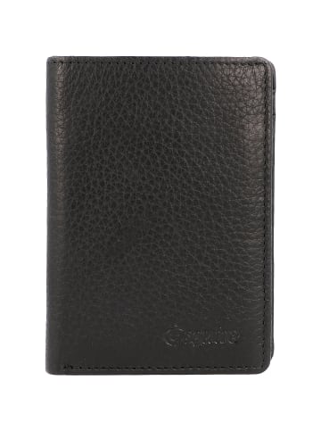 Esquire Oslo Kreditkartenetui RFID Leder 8 cm in schwarz