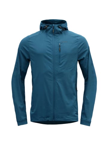 DEVOLD M HEROYMERINO JACKET in Petrol