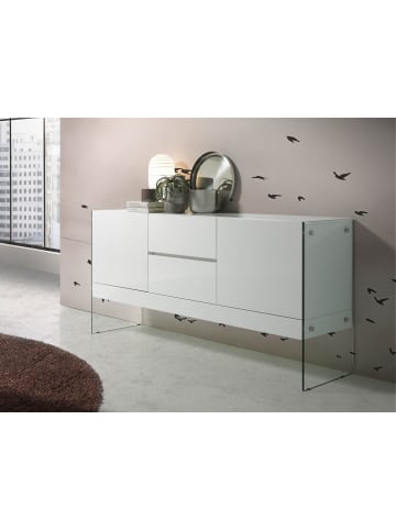 Angel Cerdá Anrichte 3063 in Glas / Weiß – (B)180 x (H)85 x (T)45 cm