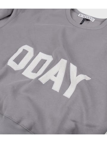 10Days Statement Sweater Logo in Light Grap