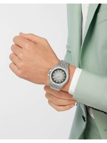 Philipp Plein Analoguhr für Herren in silber