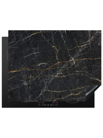 OnlyWow Herdabdeckplatte Marmor gold schwarz