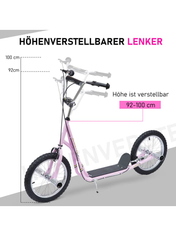 HOMCOM Kinderscooter L143 x B58 x H92-100 cm