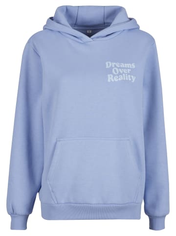 Mister Tee Mister Tee Dreams Over Reality Ladies Fluffy Hoody in powderblue